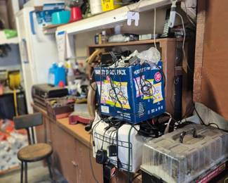 Drill Accessory Kit, Stool with Back, Electronic Accessories, Tools