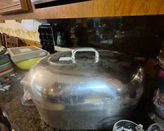 Vintage Aluminum Roaster