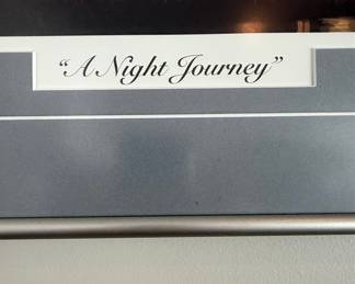 Attila Hejja "A Night Journey" Space Shuttle Print