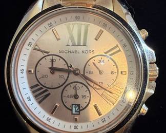 Michael Kors Bradshaw Rose Gold Chronograph Watch MK5503
