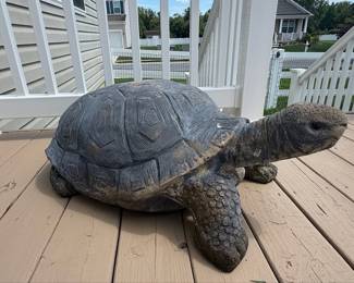 Large Realistic Tortoise Garden Statue