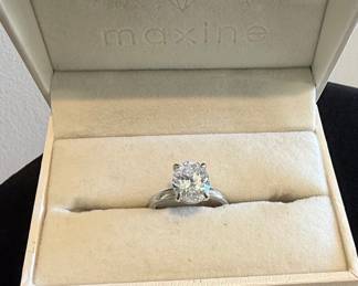 Maxine Solitaire Diamond Engagement Ring