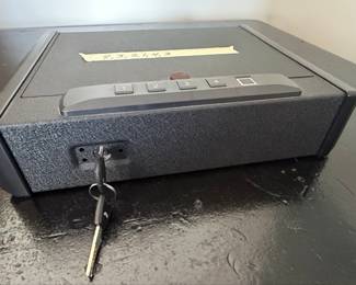 GunVault MicroVault Portable Handgun Safe with Keypad and Backup Key