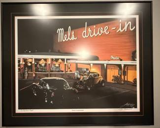 Tim Frederick "Night to Remember" Mel's Drive-In Art Print
