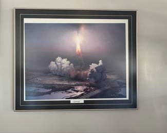 Attila Hejja "Lightship" Space Shuttle Lithograph - Artist Proof