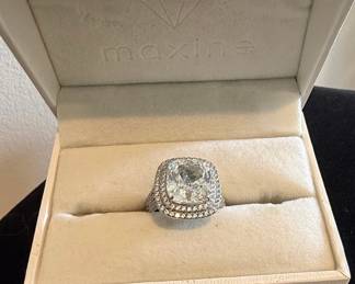 Cushion Cut Double Halo Engagement Ring