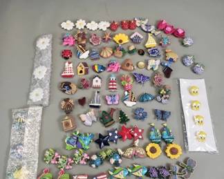 Lot 304 Group of decorative button covers