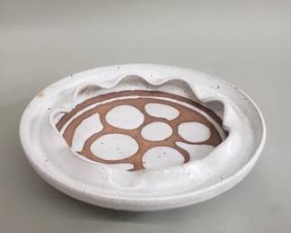 Lot 561 Signed Barron studio pottery bowl