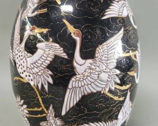 Lot 411 Satsuma style porcelain egg