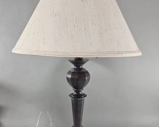 185 Lot 287 Neoclassical Empirestyle dark patinated brass table lamp