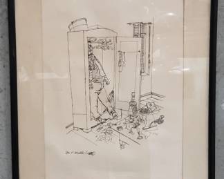 Lot 271 Vintage signed lithograph
