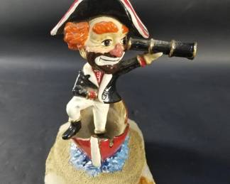 Lot 7 Vintage Ron Lee clown figurine