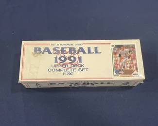 143 Lot 440h 1991 Upper Deck factorysealed complete baseball set