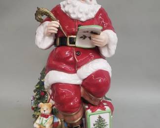 Lot 119 Spode Christmas Tree 75th anniversary Santa