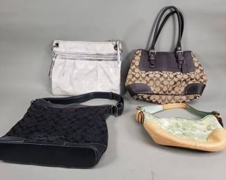 Lot 303 Group of coach handbags