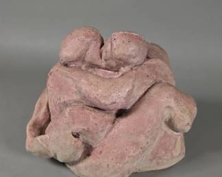 Lot 255 Carole Shultz signed ceramic figural sculpture
