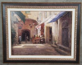 Lot 256 Signed Leonard Wren Light of Provence print,