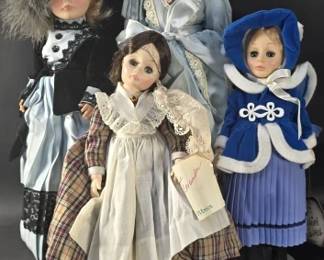Lot 431 4 vintage Effanbee dolls