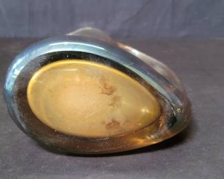 095 Lot 422 Giorgio Ferro Ansa Volantestyle handblown glass pitcher