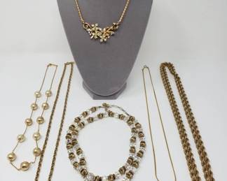 Lot 615 Vintage designer costume jewelry, Napier, Monet,
