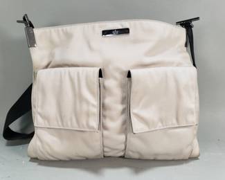 056 Lot 475 Vintage Gucci canvassynthetic messenger bag