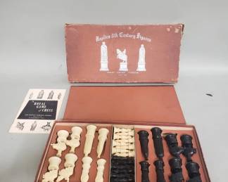 108 Lot 315 Vintage Kingsway Florentine replica 11thcentury chess set