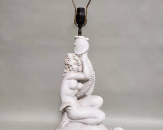 Lot 407 Midcentury Roya Haeger style figural table lamp