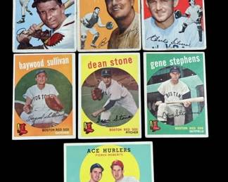 150 Lot 423h Lot of 1950s Topps baseball cards