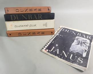 Lot 596 4 Vintage Dunbar catalog binders
