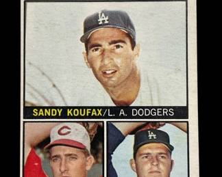 Lot 409h 1964 Topps Sandy Koufax Dan Drysdale and Jim