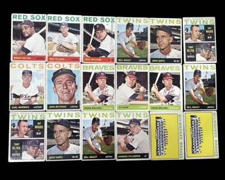 Lot 434h 1964 Topps baseball cards