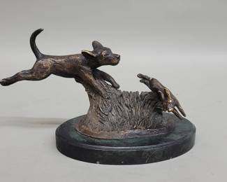 Lot 548 Bronze sculpture by Robert J. Beele