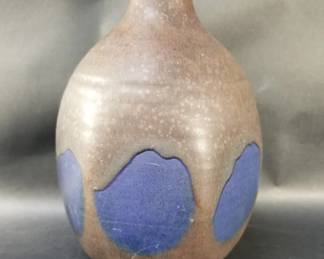 Lot 12 Vintage Stron 1966 signed pottery vase