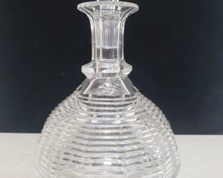 Lot 317 Cut crystal ship decanter