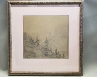 115 Lot 145 Signed William Henry Singer Jr. mixed media drawing