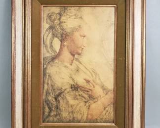 Lot 149 Traditional lithograph of Parmigianinos Study of