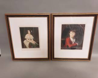 Lot 423 Pair of antique The Museum Galleries prints