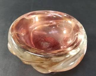 Lot 4 Vintage Munro style art glass bowl