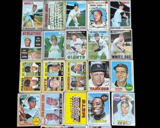 Lot 429h 1960s Topps baseball cards