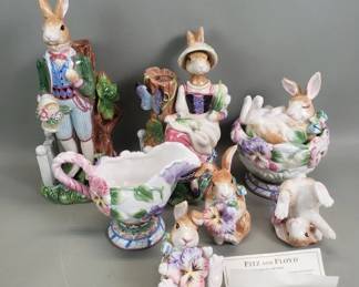 Lot 301 Fitz and Floyd ceramics
