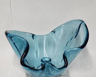 Lot 383h Vintage melted glass Sparklette style jug