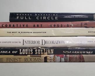 Lot 614 Group of vintage furniture reference books