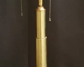 Lot 249 Vintage brass table lamp