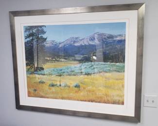 Lot 393 Pencil signed print