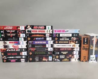 Lot 324 Crate of VHS tapes