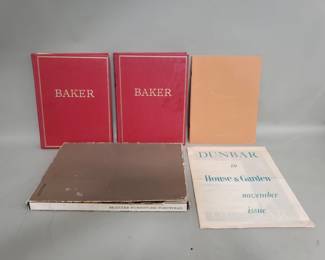 Lot 494 Group of vintage furniture books
