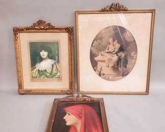 Lot 400 Three vintage prints