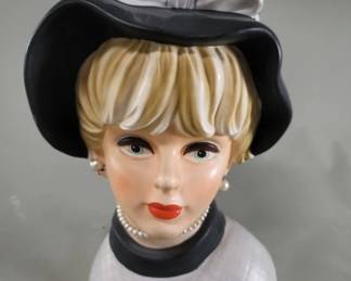 Lot 424 Mid century Napcoware Japan womens head vase
