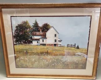Lot 335 Signed Janice Snearer watercolor landscape