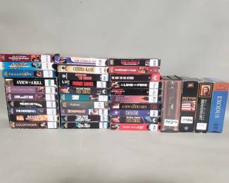 Lot 322 Group of VHS tapes